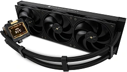 Система водяного охлаждения Thermalright Frozen Warframe 360 Soc-AM5/AM4/1200/1700/1851 черный 4-pin 29.8dB Al LCD Ret (F-WFRAME-360-BL)