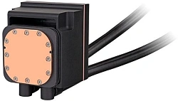 Система водяного охлаждения Thermaltake MAGFloe 360 Ultra ARGB Soc-AM5/AM4/1200/1700/1851 черный 4-pin 30.6dB Al+Cu LCD Ret (CL-W432-PL12SW-A)