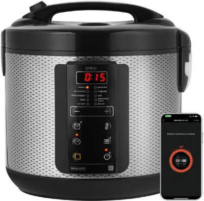 Мультиварка Red Solution SkyCooker RMC-M225S 5л 860Вт черный/серый