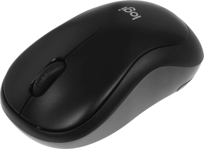 Мышь Logitech B220 Silent черный оптическая 1000dpi silent беспров. USB 2but (910-005553)