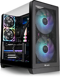 Корпус Thermaltake View 390 Air черный без БП ATX 9x120mm 2x140mm 2x200mm 2xUSB3.0 audio bott PSU