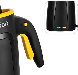 Пароочиститель ручной Kitfort КТ-9170-3 1050Вт черный/желтый
