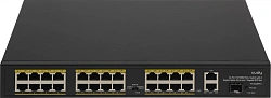 Коммутатор Cudy FS1026PS1 (L2) 24x100Мбит/с 2x1Гбит/с 1SFP 24PoE 24PoE+ 300W неуправляемый