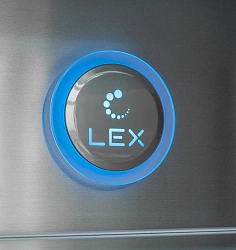 Холодильник Lex LCD505BlID 3-хкамерн. черный инвертер