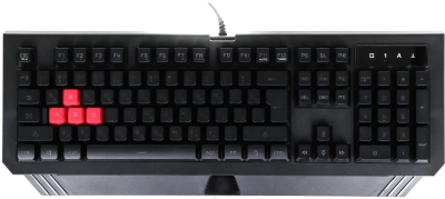 Клавиатура A4Tech Bloody B120N черный USB Multimedia for gamer LED (подставка для запястий) (B120N)