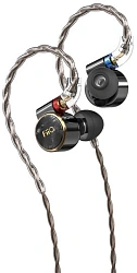 Наушники вкладыши Fiio FD3 1.2м черный/медный проводные в ушной раковине (80001656)