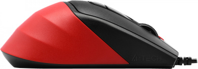Мышь A4Tech Fstyler FM45S Air красный/черный оптическая 2400dpi silent USB 7but (FM45S AIR USB (SPORTS RED))