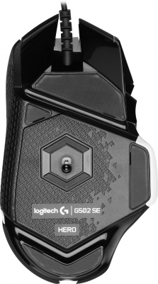 Мышь Logitech G502 SE HERO черный/белый лазерная 16000dpi USB 11but (910-005732)