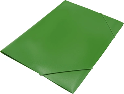 Папка на резинке Silwerhof Eco A4 пластик 0.5мм кор.15мм зеленый
