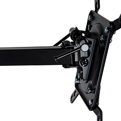 Кронштейн для телевизора Kromax DIX-14 черный 15"-42" макс.20кг настенный поворотно-выдвижной и наклонный