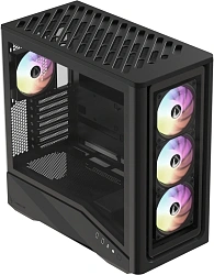 Корпус Formula Air Power G9 Duo PA черный без БП ATX 12x120mm 3x140mm 2xUSB3.0 audio bott PSU