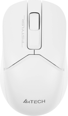Мышь A4Tech Fstyler FB12 белый оптическая 1200dpi беспров. BT/Radio USB 3but (FB12 WHITE)
