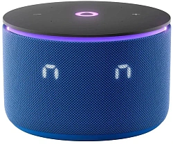 Умная колонка Yandex Станция Мини 3 Про Алиса синий 18W 2.0 BT/Wi-Fi (YNDX-00059BLU)