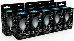 Лампа светодиодная Gauss Filament 105202209-D 9Вт цок.:E27 шар 220B св.свеч.бел.нейт. (упак.:10шт)