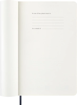 Еженедельник Moleskine CLASSIC SOFT WKNT Large 130х210мм 144стр. мягкая обложка синий сапфир