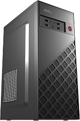 Корпус KingPrice KPCC-MD203 черный без БП ATX 1x80mm 3x120mm 2xUSB2.0 audio