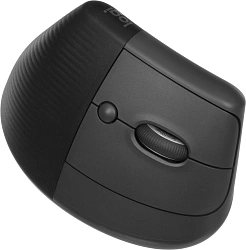 Мышь Logitech Lift графитовый оптическая 4000dpi silent беспров. BT/Radio USB для ноутбука 5but (910-006485)