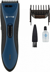 Машинка для стрижки Vitek VT-2578 черный/синий 3Вт (насадок в компл:1шт)