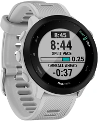 Смарт-часы Garmin Forerunner 55 1.04" LCD корп.белый рем.белый (010-02562-15)
