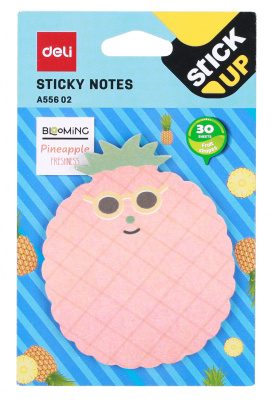 Блок самоклеящийся бумажный Deli Blooming Stick UP EA55602 30лист. ассорти несколько размеров европодвес