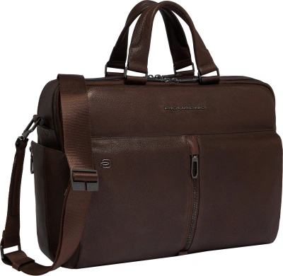 Деловая сумка Piquadro Hedley CA6026W130/TM с отделением для ноутбука темно-коричневый натур.кожа
