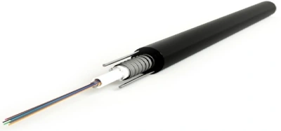 Кабель распределительный Hyperline FO-SRA-OUT-9S-4-PE-BK 4x 9/125 OS1/OS2 внешний PE 1м черный