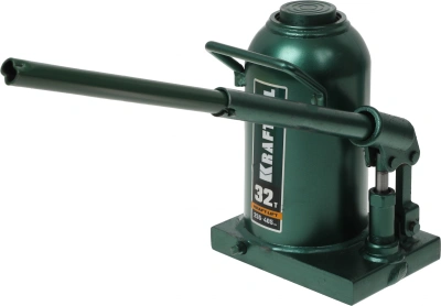 Домкрат Kraftool Kraft-Lift 43462-32_z01 бутылочный гидравлический зеленый/серый