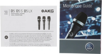 Микрофон проводной AKG D5S черный