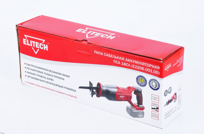 Сабельная пила Elitech ПСА 18СЛ (Е2206.001.00) аккум. 3000ход/мин (191588)