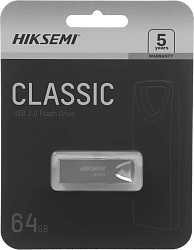 Флеш Диск Hikvision 64GB M200 Hiksemi HS-USB-M200/64G USB2.0 серебристый