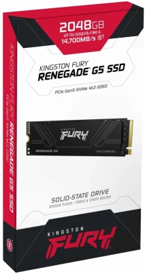 Накопитель SSD Kingston PCIe 5.0 x4 2TB SFYR2S/2T0 Fury Renegade M.2 2280