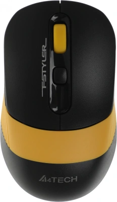 Клавиатура + мышь A4Tech Fstyler FG1110 клав:черный/желтый мышь:черный/желтый USB беспроводная Multimedia (FG1110 BUMBLEBEE)