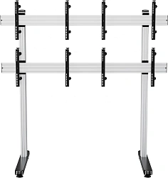 Стойка для телевизора Cactus CS-FS-TV4-PRO черный 45"-55" макс.50кг напольный мобильный
