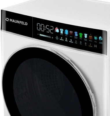 Стиральная машина Maunfeld MFWD1295WH05 класс: B загр.фронтальная макс.:9кг (с сушкой) белый инвертер