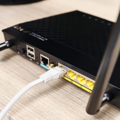 Патч-корд Rexant 18-1012 UTP RJ-45 вил.-вилка RJ-45 кат.5E 25м серый ПВХ