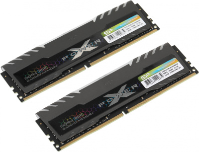 Память DDR4 2x16Gb 3600MHz Silicon Power SP032GXLZU360BDB Xpower Turbine RGB RTL Gaming PC4-28800 CL18 DIMM 260-pin 1.35В kit single rank с радиатором Ret