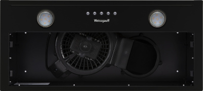 Вытяжка встраиваемая Weissgauff ALPHA 60 PB BL черный управление: кнопочное (1 мотор)