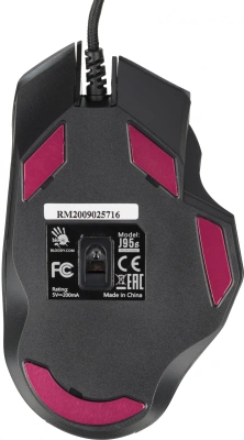 Мышь A4Tech Bloody J95s серый оптическая 8000dpi USB3.0 9but (J95S GREY)