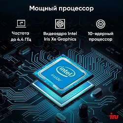 Моноблок IRU Strato 27" QHD i5 1235U (1.3) 16Gb SSD512Gb Iris Xe CR без ОС GbitEth WiFi BT 65W Cam белый 2560x1440