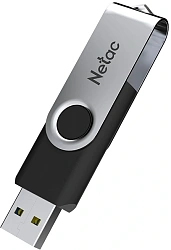 Флеш Диск Netac 32GB U505 NT03U505N-032G-32BK USB3.0 черный/серебристый