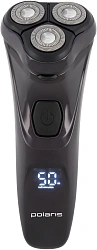 Бритва роторная Polaris PRO 5 blades PMR 0415R 4D реж.эл.:3 питан.:аккум. черный