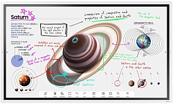 Панель Samsung 65" WM65B Flip Chart Pro белый LED 8ms 16:9 HDMI M/M матовая 350cd 178гр/178гр 3840x2160 4K USB 39.7кг