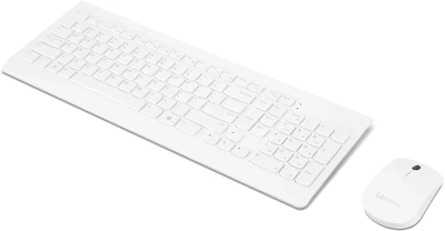 Клавиатура + мышь Lenovo 510 клав:белый мышь:белый USB беспроводная BT (GX31F38001)