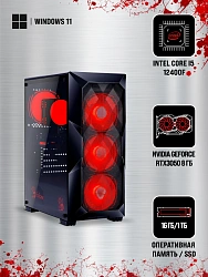 ПК Bloody BD-PC CH61C1 MT i5 12400F (2.5) 16Gb SSD1Tb RTX3050 8Gb Windows 11 Home 64 GbitEth 500W черный (RUS) (2085725)