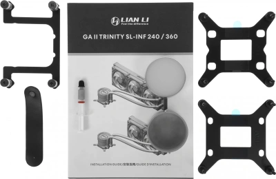 Система водяного охлаждения Lian-Li GA II Trinity 240 SL-INF ARGB Soc-AM5/AM4/1200/1700/1851 черный30dB Al+Cu Ret (G89.GA2T24INB.R0)