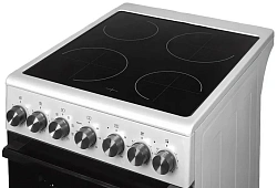 Плита Электрическая Midea MFO-M4E20T9E(SL) серебристый/черный стеклокерамика (без крышки)
