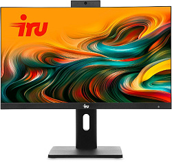 Моноблок IRU Tactio 23IP 23.8" Full HD i3 14100 (3.5) 16Gb SSD480Gb UHDG 730 Windows 11 Pro 64 WiFi BT 120W Cam черный 1920x1080 (RUS)