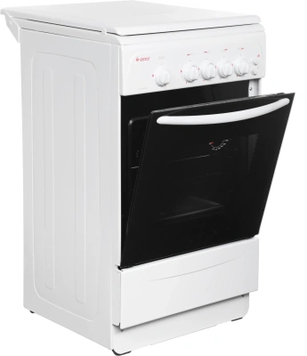 Плита Газовая Gefest CG 50M04 K73 белый (металлическая крышка) реш.чугун