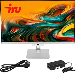 Моноблок IRU Planio 235 23.8" Full HD Ryzen 5 3500U (2.1) 16Gb SSD512Gb Vega 8 Windows 11 Pro WiFi BT 120W Cam серебристый 1920x1080 (RUS)