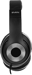 Наушники с микрофоном Sven AP-930M черный/серебристый 1.3м мониторные оголовье (SV-013608)
